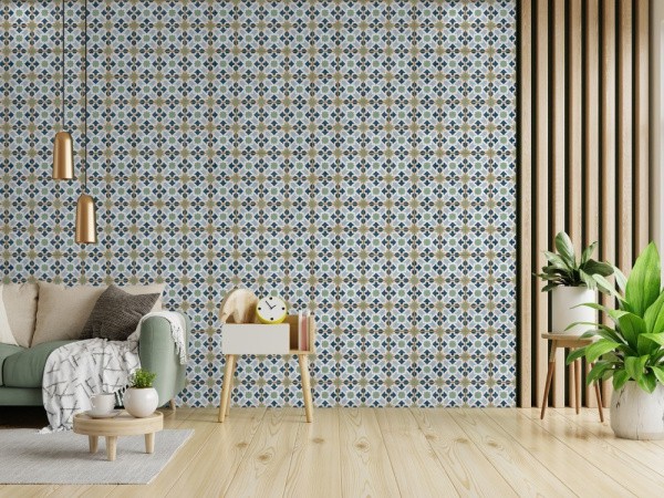 Универсальная плита (керамогранит) Ennface Morocco Cobalt Matt 20x20 см