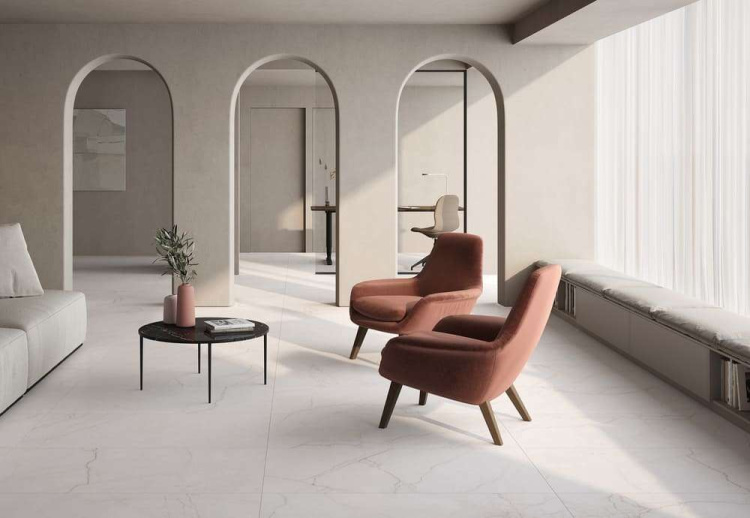 Универсальная плитка (керамогранит) Azuvi Class bianco 120x60 см