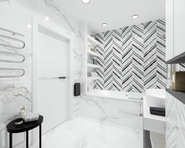 Настенная плитка Ibero Selecta Carrara White Plus 40x120 см