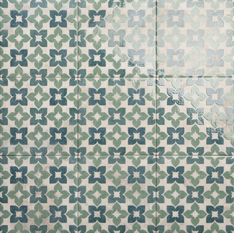 Универсальная плитка (керамогранит) Mainzu Meraki Decor Soul Green 20x20 см
