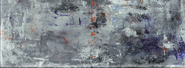 Настенный декор стеклянный Tubadzin Grunge blue A 32,8x89,8 см