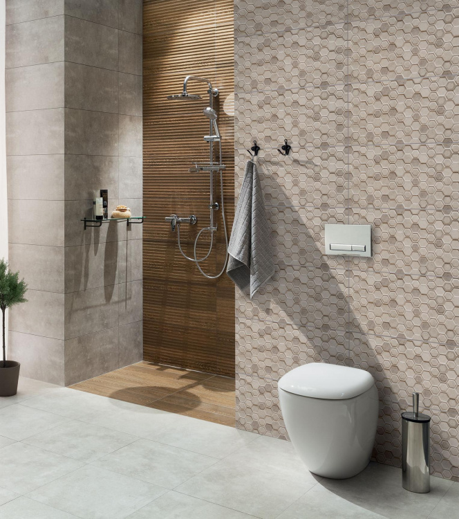 Настенная плитка Rubra hex STR 298 x 598 mm 