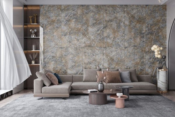 Универсальная плитка (керамогранит) Ennface Teriber High Glossy 160x80 см