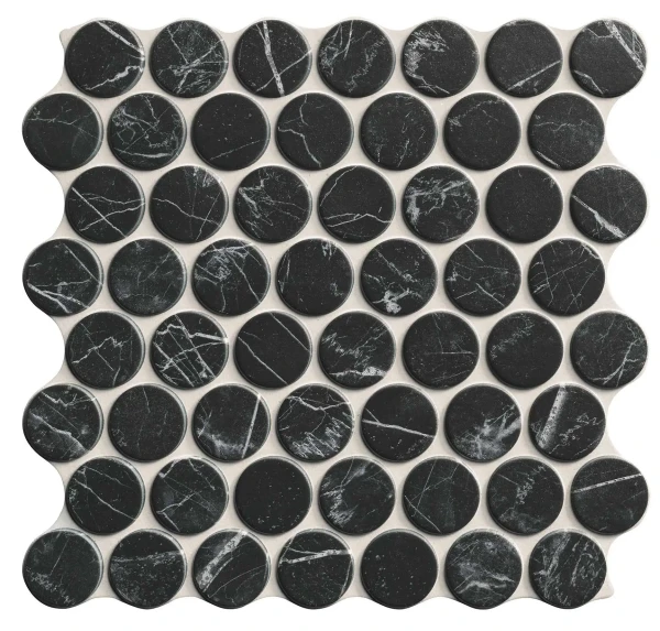 Настенная плитка (из керамогранита) Realonda Circle Marquina 30.9x30.9 см