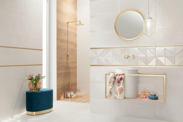 Настенный декор Tubadzin Reflection White 1 29,8x59,8 см