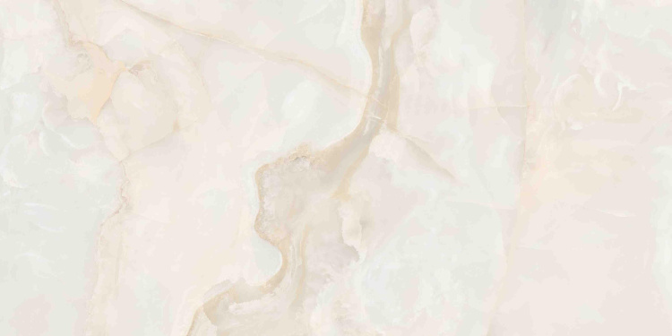 Универсальная плитка (керамогранит) Ennface Onix Cream Glossy 120x60 см