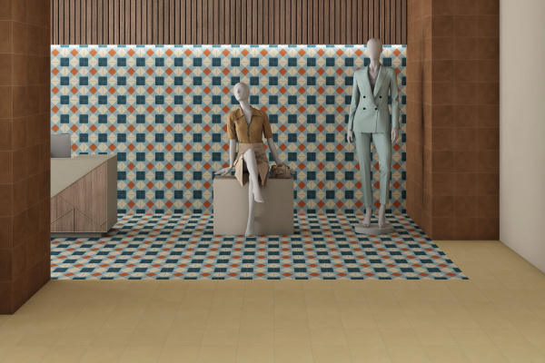 Универсальная плитка (керамогранит) Ennface Cedar Matt 20x20 см