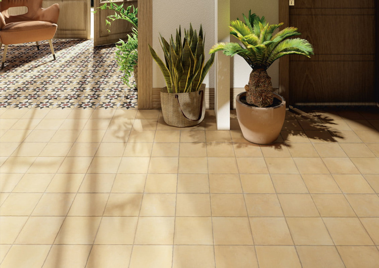 Универсальная плитка (керамогранит) Maiznu Nostalgy honey 20x20 см