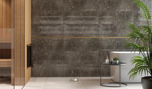 Настенная плитка Tubadzin Chisa olive STR 32,8x89,8 см