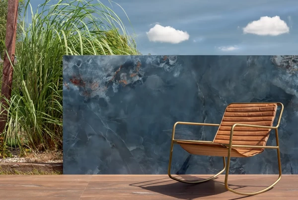 Универсальная плитка (керамогранит) Tubadzin Aquamarine navy POL 119.8x119.8 см