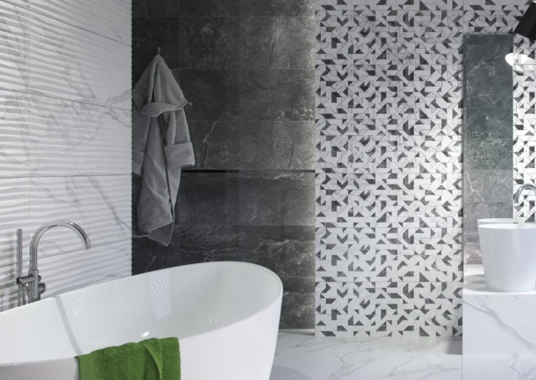 Настенная плитка Tubadzin Bireno grey 32,8x89,8 см Настенная плитка Tubadzin Bireno grey 32,8x89,8 см