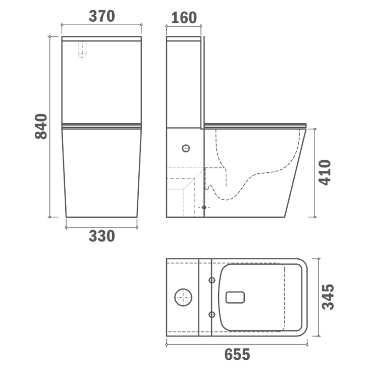 Напольный унитаз Teka FORMENTERA c сиденьем м/о 700170200
