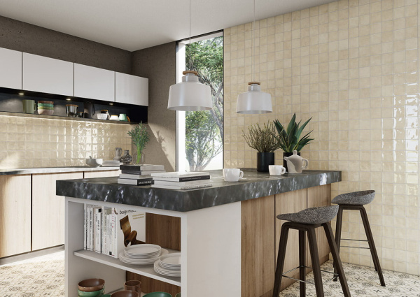 Настенная плитка Chaouen cream 20x20 см