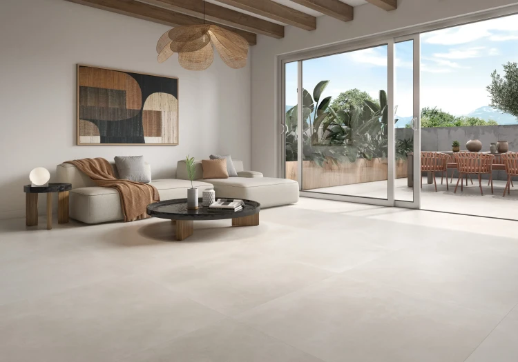 Универсальная плитка (керамогранит) Azulev Organic Cream 120x60 см