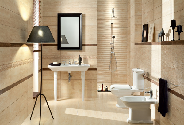 Настенный бордюр Sumatra beż 448 x 80 mm