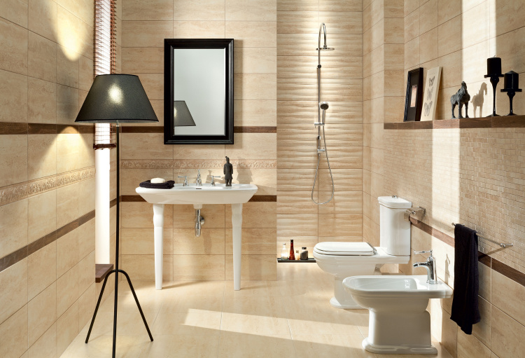 Настенный бордюр Sumatra beż 448 x 80 mm