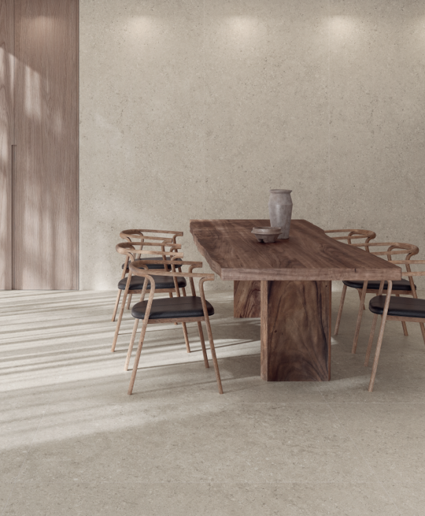 Универсальная плитка (керамогранит) Argenta Meridia Cream 75x150 см