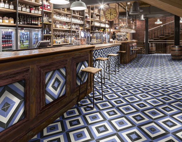 Универсальная плитка (керамогранит) Mainzu Belfast Blu 20x20 см