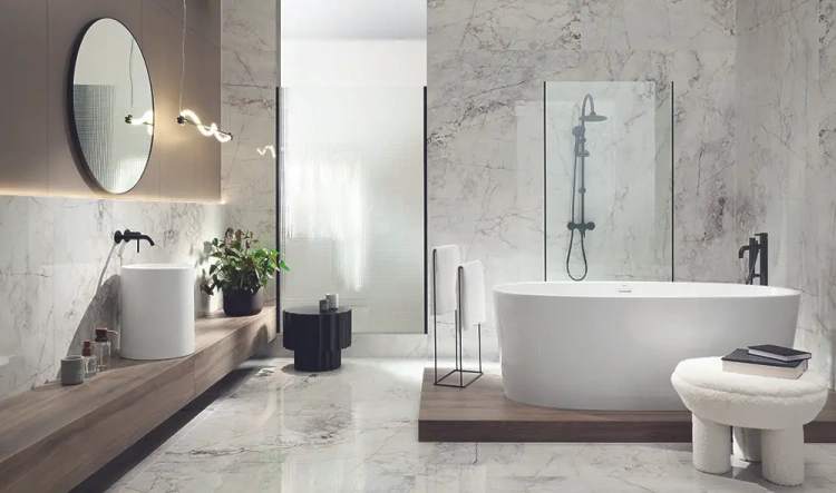 Универсальная плитка (керамогранит) Tubadzin Balance Stone MAT 274.8x119.8 см Универсальная плитка (керамогранит) Tubadzin Balance Stone MAT 274.8x119.8 см