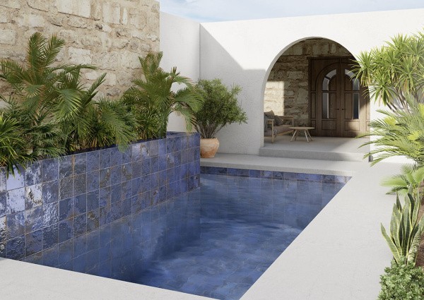 Универсальная плитка (керамогранит) Mainzu Meraki Blu 20x20 см