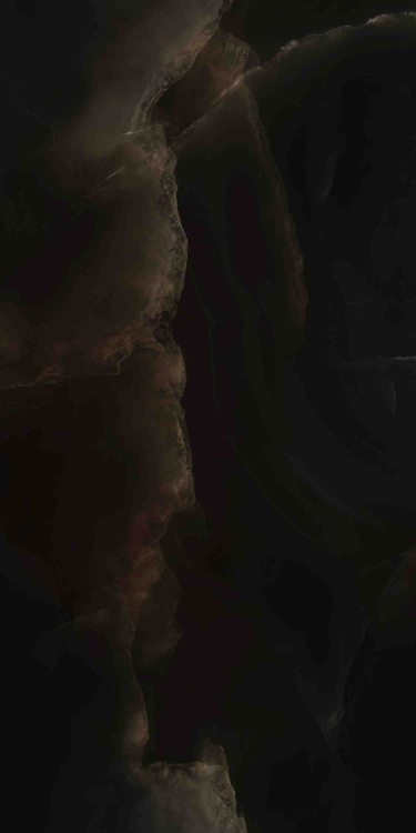 Универсальная плитка (керамогранит) Ennface Onyx Noir High Glossy 120x60 см