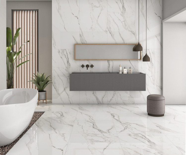 Универсальная плитка (керамогранит) Lavit Ideal Statuario 60x120 см