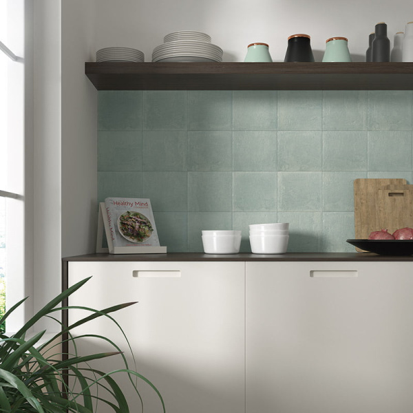 Универсальная плитка (керамогранит) Mainzu Carino Menta green 20x20 см