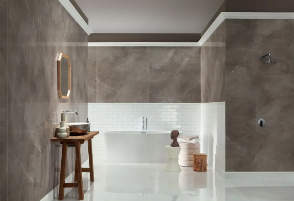 Универсальная плитка (керамогранит) Tubadzin Harmonic grey POL 119,8x59,8 см