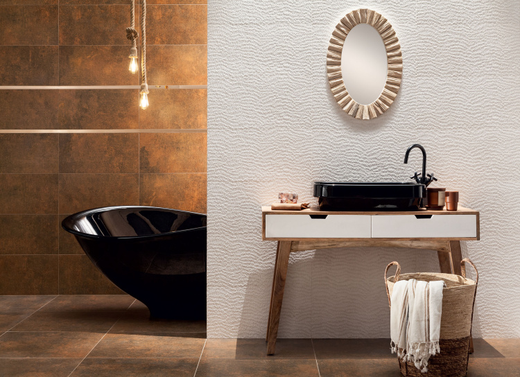 Настенная плитка Tubadzin Terraform caramel 29,8x59,8 см