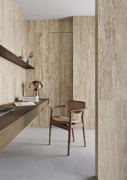 Универсальная плитка (керамогранит) Gayafores Travertino Almond 59.1x119.1 см