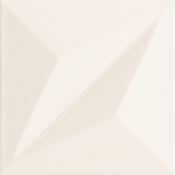 Настенная плитка Tubadzin Colour white STR 1 14.8x14.8 см