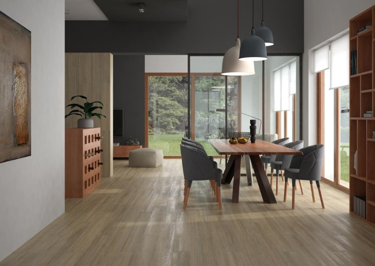 Универсальная плитка (керамогранит) Alaplana Lorien Nogal MAT 15x90 см