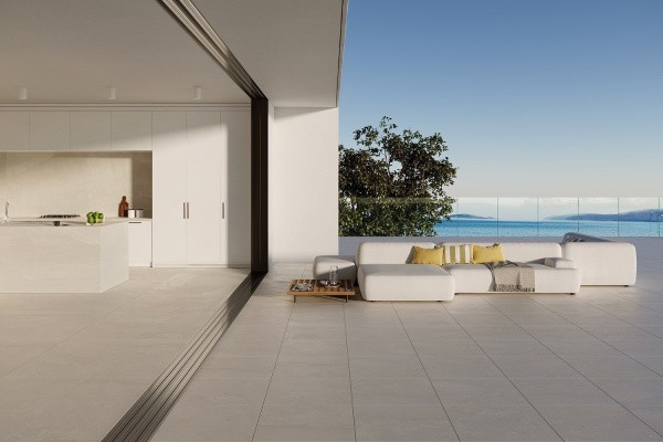 Утолщенная плитка (керамогранит) Tubadzin Grand Cave White koraTER STR 59.8x59.8x1.8 см