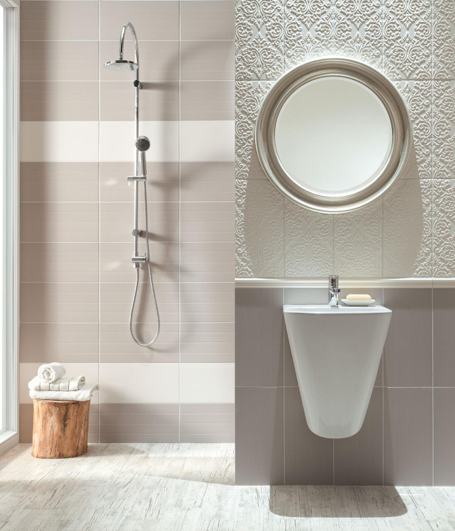 Настенная плитка Delice grey STR 223 x 448 mm