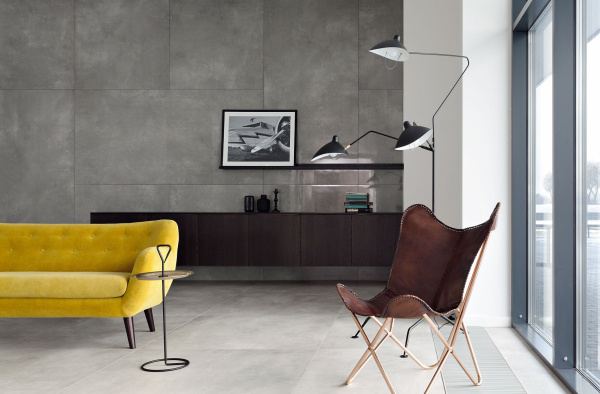 Универсальная плитка (керамогранит) Tubadzin Epoxy Grey 1 POL 59.8x59.8 см