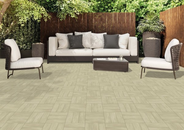 Универсальная плитка (керамогранит) Ennface Camelot Beige glossy 7.5x22.5 см