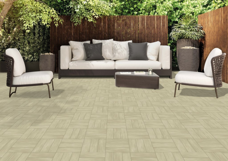Универсальная плитка (керамогранит) Ennface Camelot Beige glossy 7.5x22.5 см