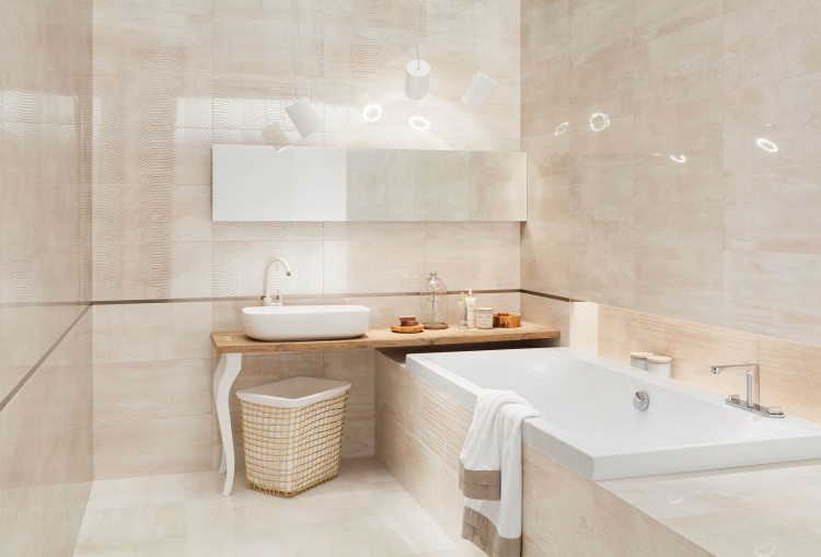 Настенная плитка Tubadzin Shine Concrete 29,8x59,8 см