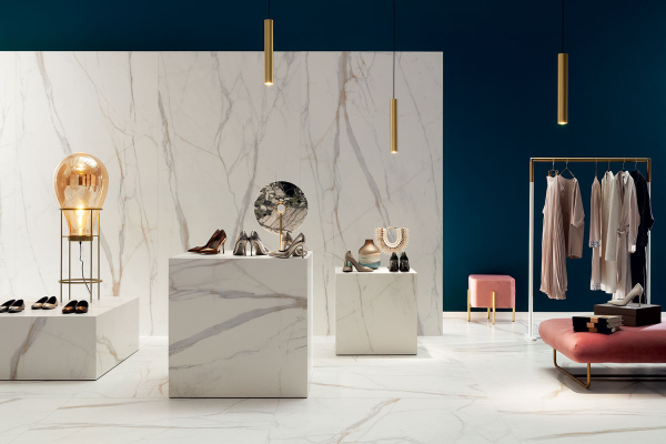 Универсальная плитка Tubadzin Marmo d'Oro MAT 119,8x119,8 см