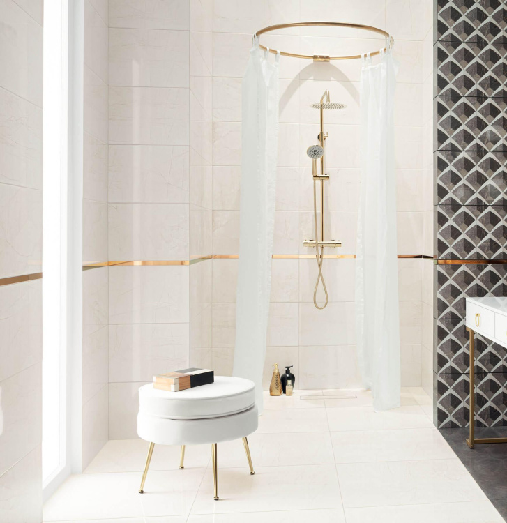 Настенная плитка Domino Opium white 60.8x30.8 см