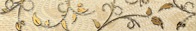 Настенный бордюр Traviata ornament 608x98 / 10mm