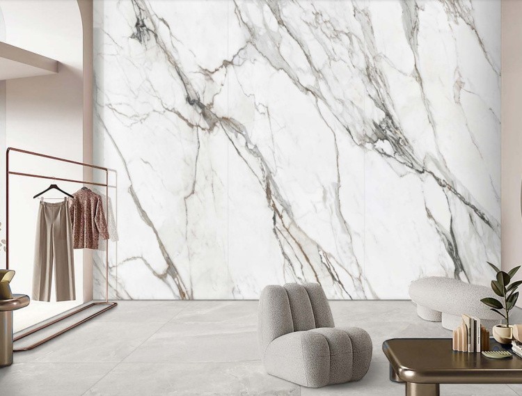 Универсальная плитка (керамогранит) Alaplana Maxitech Paonazzo White Pulido 120x280 см Универсальная плитка (керамогранит) Alaplana Maxitech Paonazzo White Pulido 120x280 см