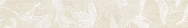Настенный бордюр Obsydian white 598x98 / 10mm