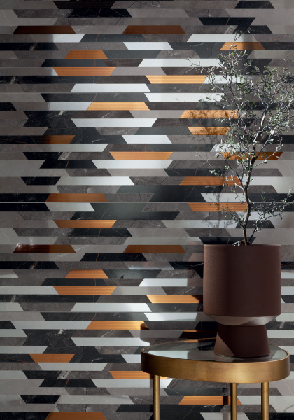 Настенный декор Tubadzin Brainstorm grey 32,8x89,8 см