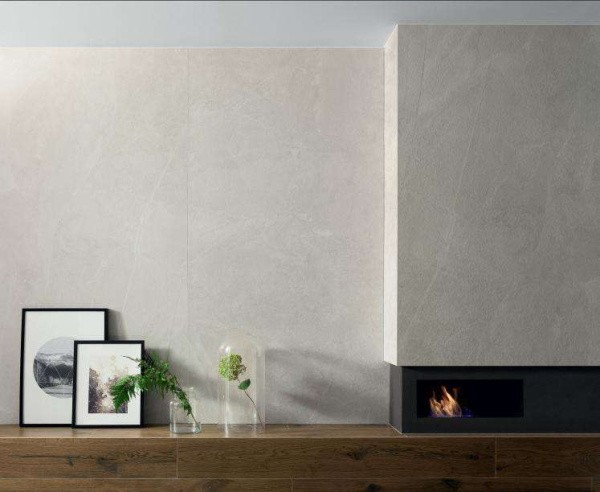 Универсальная плитка (керамогранит) Tubadzin Grand Cave Ivory STR 274.8x119.8 см