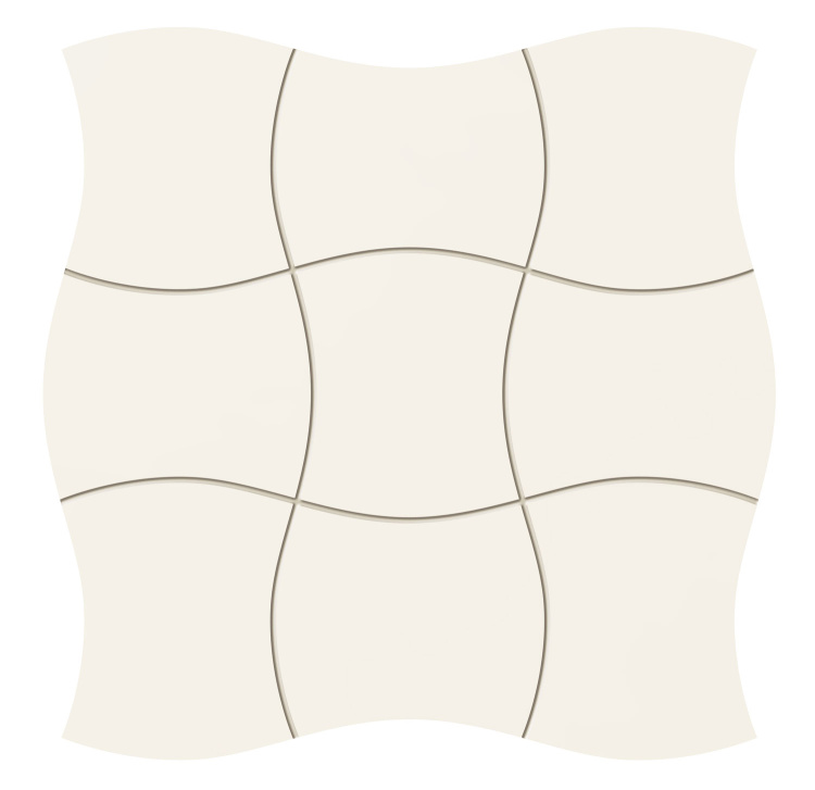 Настенная мозаика Tubadzin Royal Place white 29.3x29.3 см