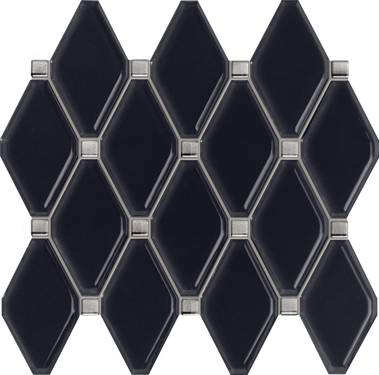 Настенная мозаика Tubadzin Abisso navy 29.8x27 см