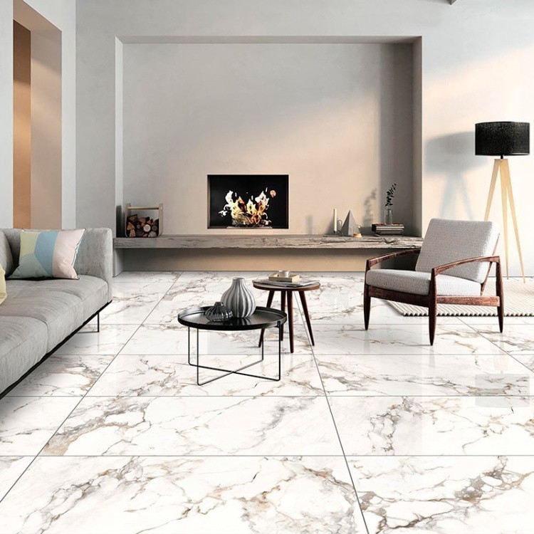 Универсальная плитка (керамогранит) Farro Loreal white POL 60x120 см