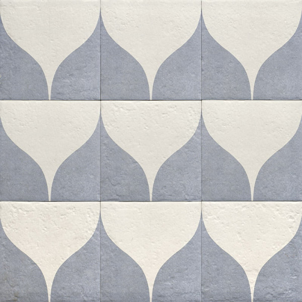 Универсальная плитка (керамогранит) Mainzu Decor Blue Two 20x20 см
