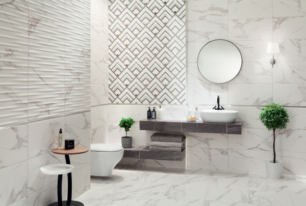 Универсальная плитка (керамогранит) Domino Bonella white 119.8x59.8 см